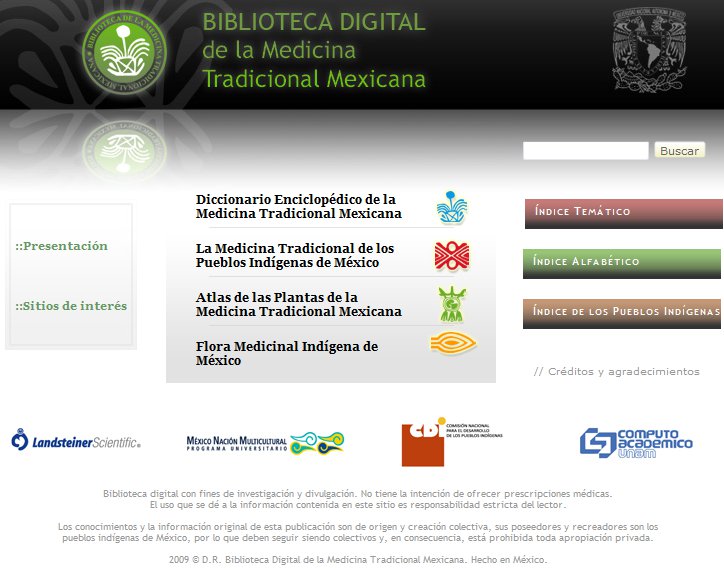 Lleva la UNAM medicina tradicional mexicana a internet