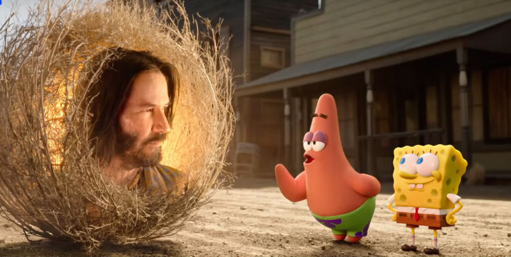 Keanu Reeves y otros detalles sobre la nueva película de *Bob Esponja*