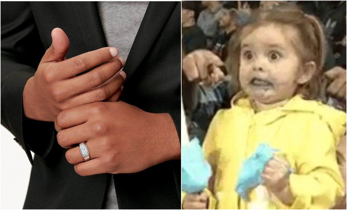 Vatos! ¿Dirán que sí?: El *anillo de compromiso para hombres* ya es una  realidad