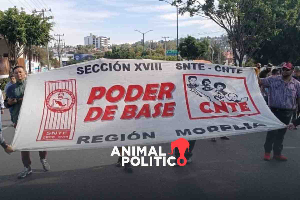 Paro de la CNTE en Michoacán afecta 5 mil escuelas; maestros toman