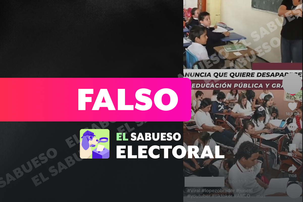 Falso que Xóchitl Gálvez anunció que eliminará la educación pública y  gratuita